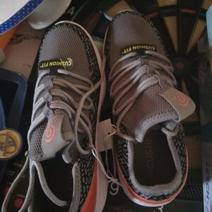 C9 by Champion Gray and Orange Kids Sneakers